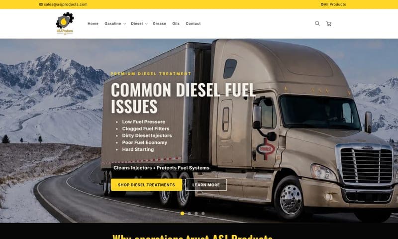 ASJ Products Shopify storefront